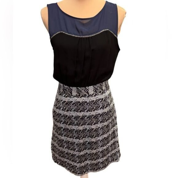 Anthropologie Moulinette Soeurs Carrington Tweed Dress Size 6 - Picture 1 of 10